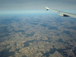 Flug Wien Bild von einem Flug von Düsseldorf nach Wien