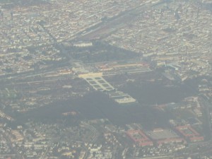 Schönbrunn Schloß Schönbrunn in Wien von oben fotografiert